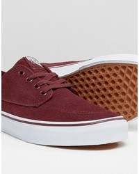 Baskets en daim bordeaux Vans