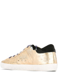 Baskets en daim dorées Golden Goose Deluxe Brand