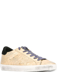 Baskets en daim dorées Golden Goose Deluxe Brand