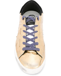 Baskets en daim dorées Golden Goose Deluxe Brand