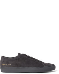 Baskets en daim gris foncé Common Projects