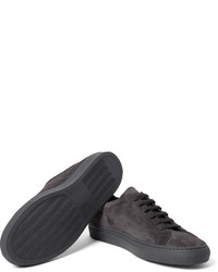 Baskets en daim gris foncé Common Projects