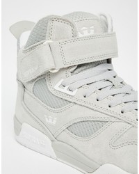 Baskets en daim grises Supra