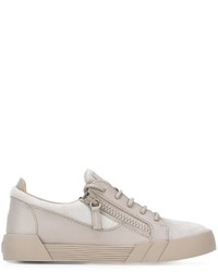 Baskets en daim grises Giuseppe Zanotti Design