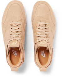 Baskets en daim marron clair Nike