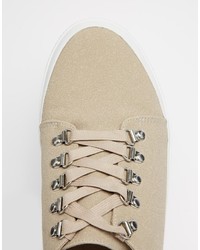 Baskets en daim marron clair Asos