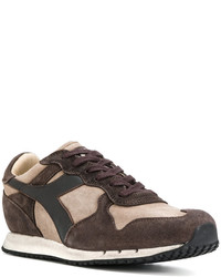 Baskets en daim marron Diadora