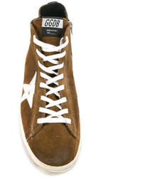 Baskets en daim moutarde Golden Goose