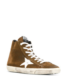 Baskets en daim moutarde Golden Goose