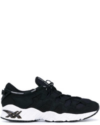 Baskets en daim noires Asics