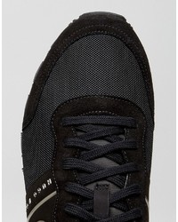 Baskets en daim noires Boss Green