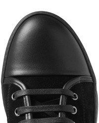 Baskets en daim noires Lanvin