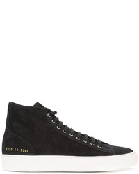 Baskets en daim noires Common Projects