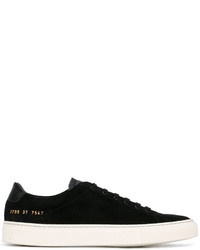 Baskets en daim noires Common Projects