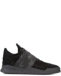 Baskets en daim noires Filling Pieces