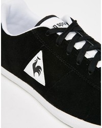 Baskets en daim noires Le Coq Sportif