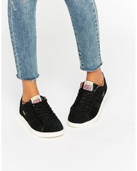 Baskets en daim noires Gola