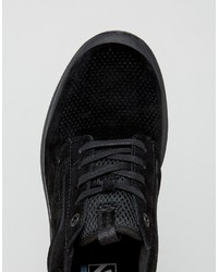 Baskets en daim noires Vans