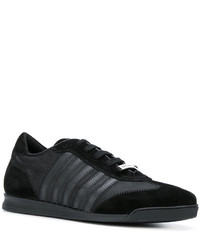 Baskets en daim noires DSQUARED2