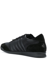 Baskets en daim noires DSQUARED2