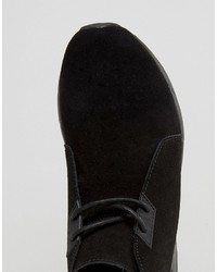 Baskets en daim noires Asos