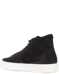 Baskets en daim noires Common Projects