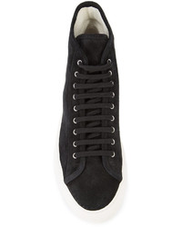 Baskets en daim noires Common Projects