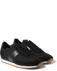 Baskets en daim noires Tom Ford