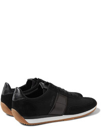 Baskets en daim noires Tom Ford