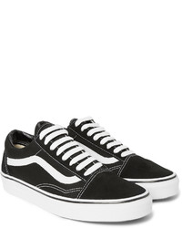 Baskets en daim noires Vans