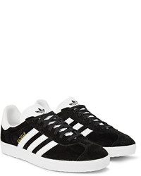 Baskets en daim noires adidas