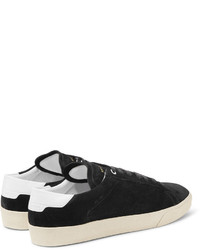 Baskets en daim noires Saint Laurent