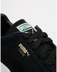 Baskets en daim noires Puma