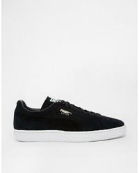 Baskets en daim noires Puma