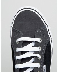 Baskets en daim noires Vans