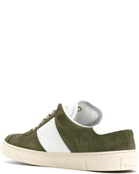 Baskets en daim olive Paul Smith