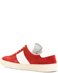 Baskets en daim rouges Paul Smith