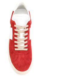 Baskets en daim rouges Paul Smith