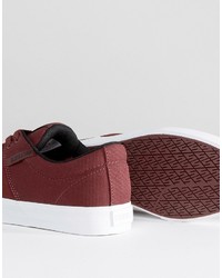 Baskets en daim rouges Supra