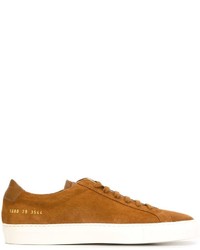 Baskets en daim tabac Common Projects