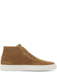 Baskets en daim tabac Common Projects