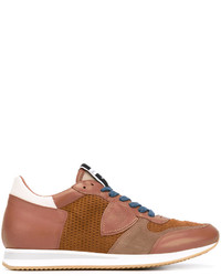 Baskets en daim tabac Philippe Model