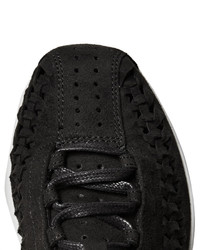 Baskets en daim tressées noires Nike