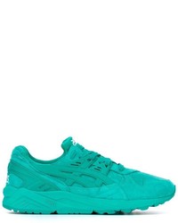 Baskets en daim turquoise Asics