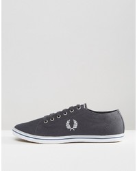 Baskets gris foncé Fred Perry