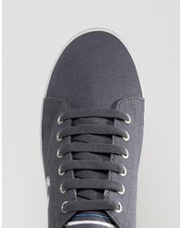 Baskets gris foncé Fred Perry