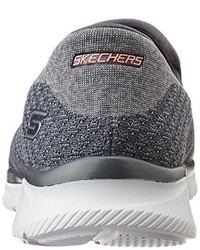 Baskets gris foncé Skechers