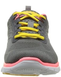 Baskets gris foncé Skechers