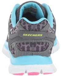 Baskets gris foncé Skechers