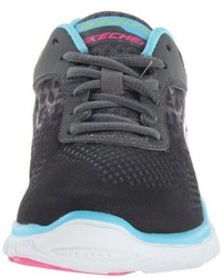 Baskets gris foncé Skechers